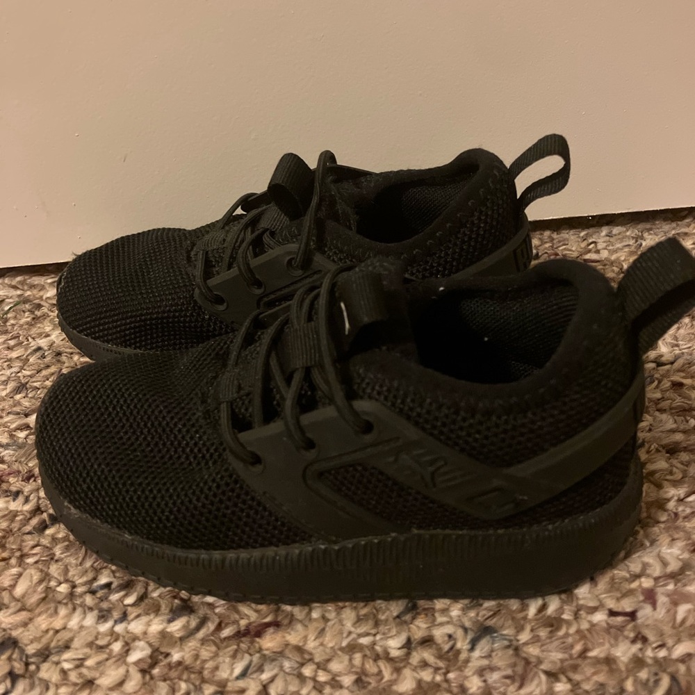 Kids Black Puma Sneakers